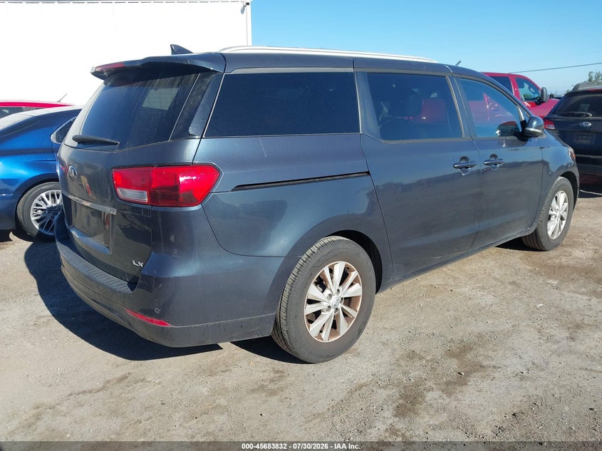 Vin: kndmb5c11h6247923, lot: 46182441, kia sedona lx 20174
