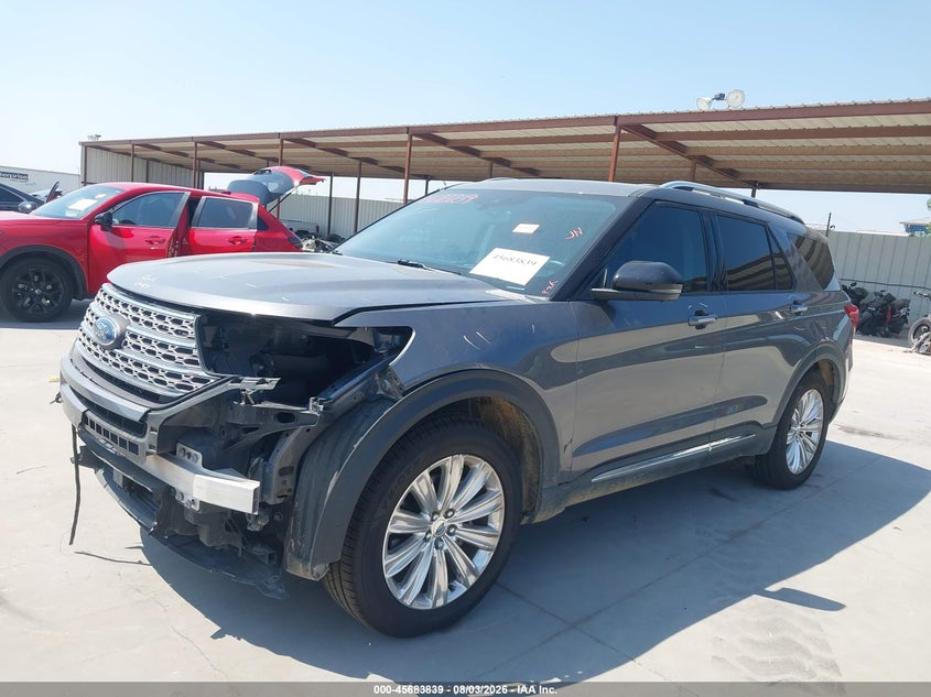 Vin: 1fmsk7fh9nga21285, lot: 46182448, ford explorer limited 20222