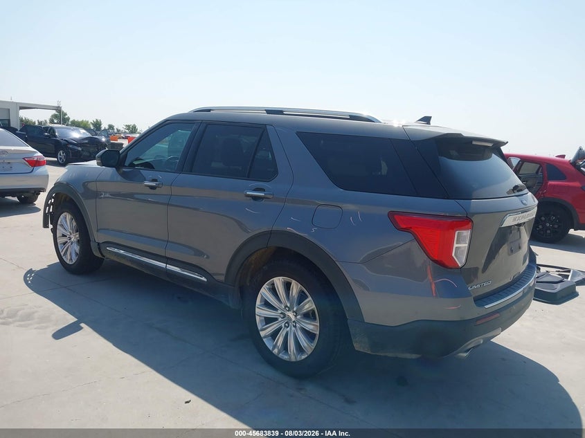 Vin: 1fmsk7fh9nga21285, lot: 46182448, ford explorer limited 20223