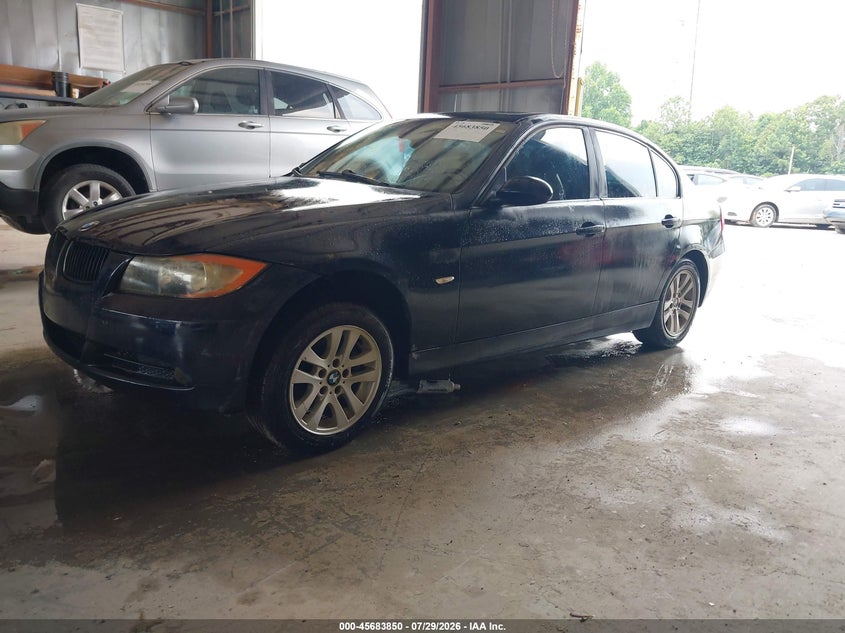 2006 BMW 3er, Обычный износ, IAAI, VIN WBAVB17506NK34767 — фото 2