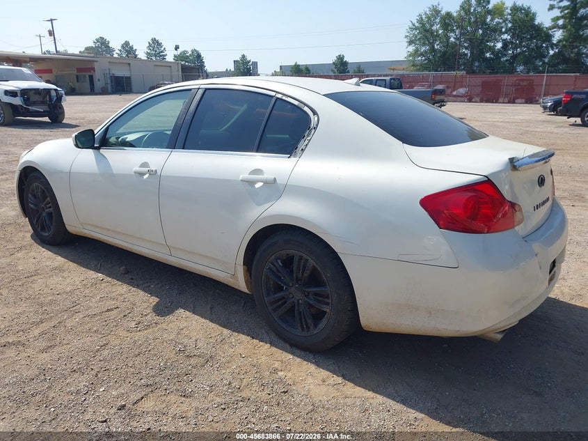 2010 INFINITI G37X auction photo 3