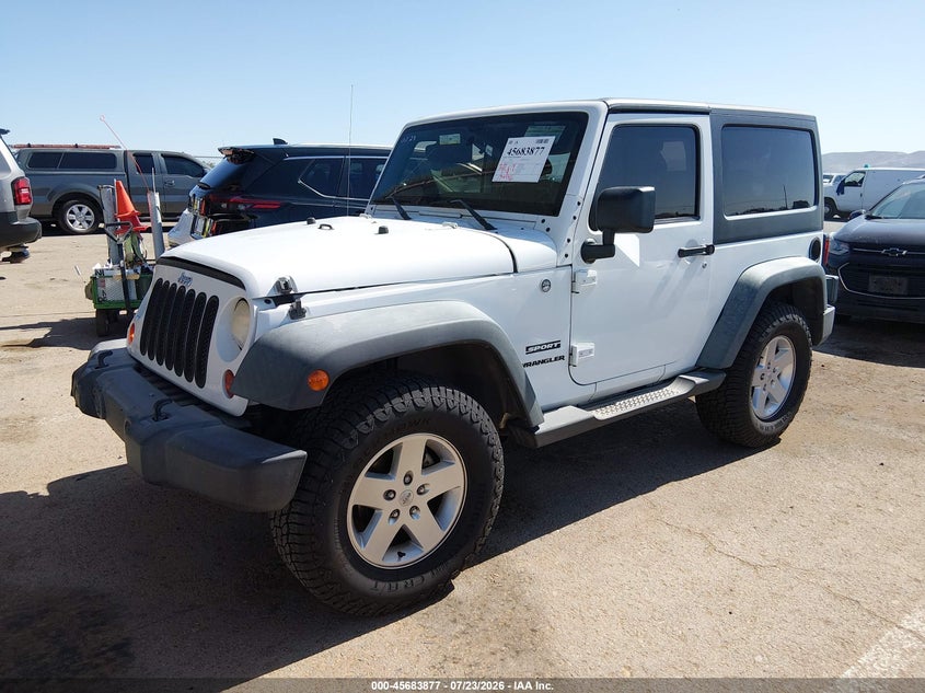 2012 JEEP WRANGLER SPORT UTILITY VEHICLE 3.6L V-6 DOHC, VVT, 285HP