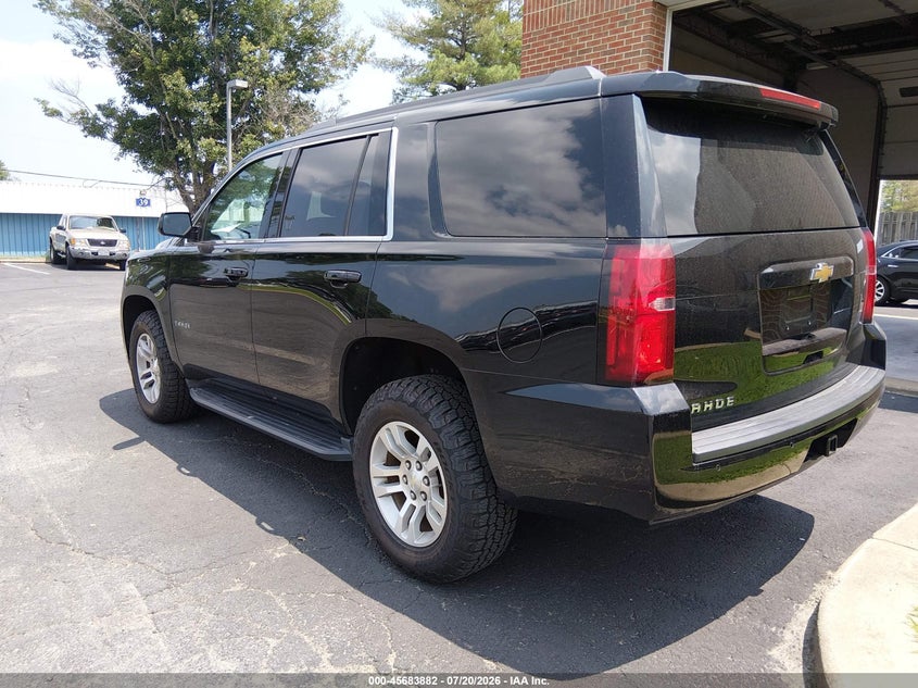 Vin: 1gnskaec5hr329741, lot: 46182491, chevrolet tahoe ls 20173