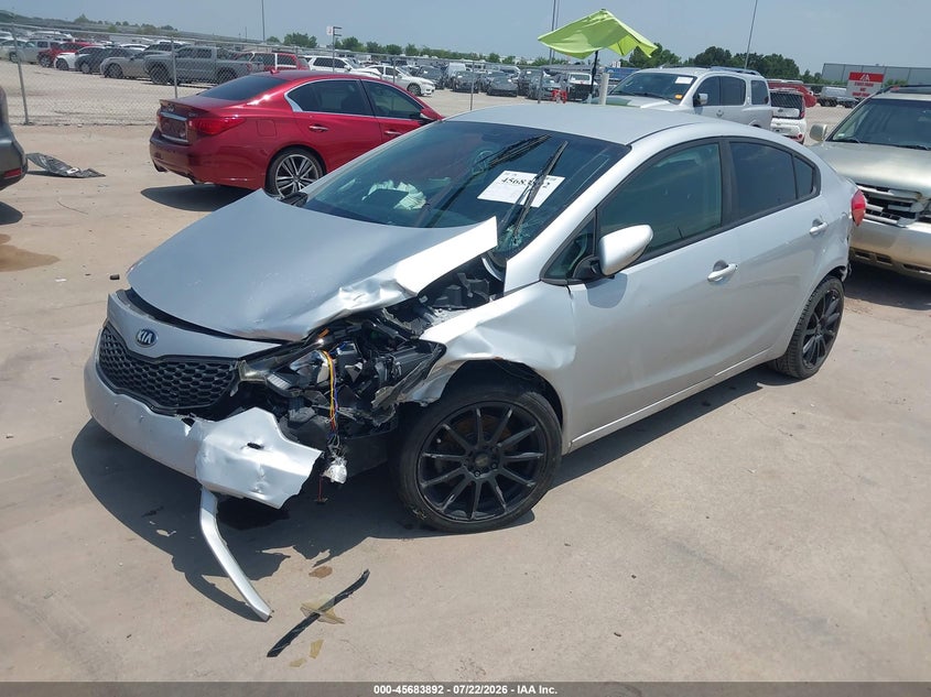Vin: knafx4a67g5608625, lot: 46182501, kia forte lx 20162