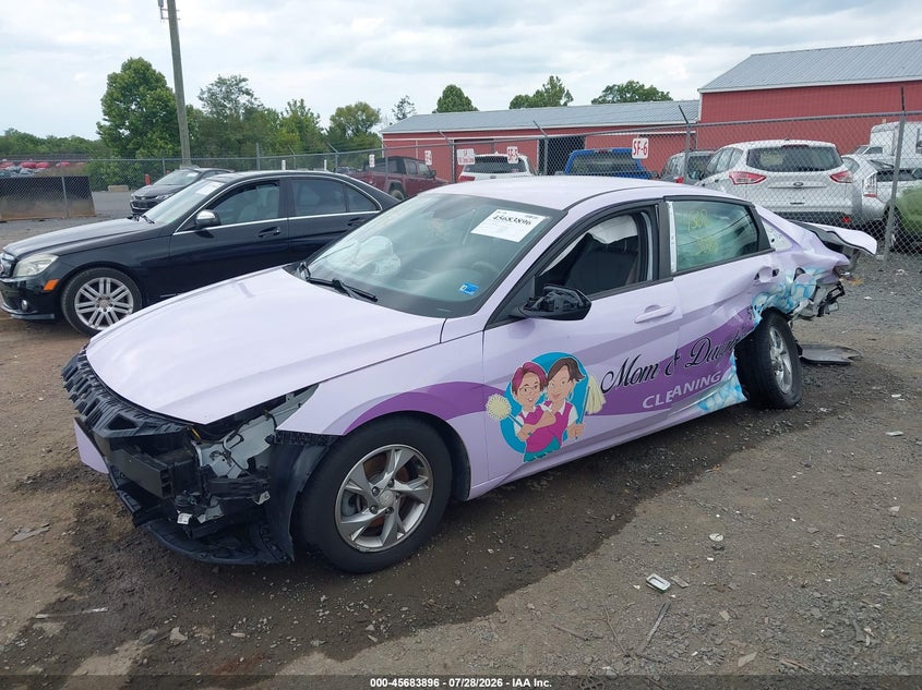 Vin: 5npll4ag2mh030181, lot: 46182505, hyundai elantra se 20212
