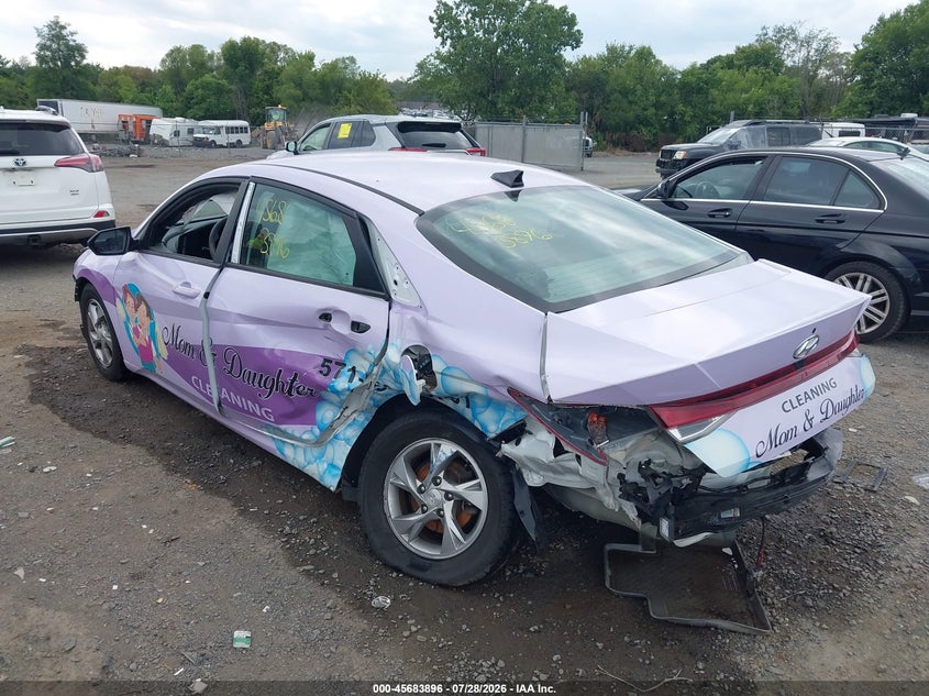 Vin: 5npll4ag2mh030181, lot: 46182505, hyundai elantra se 20213