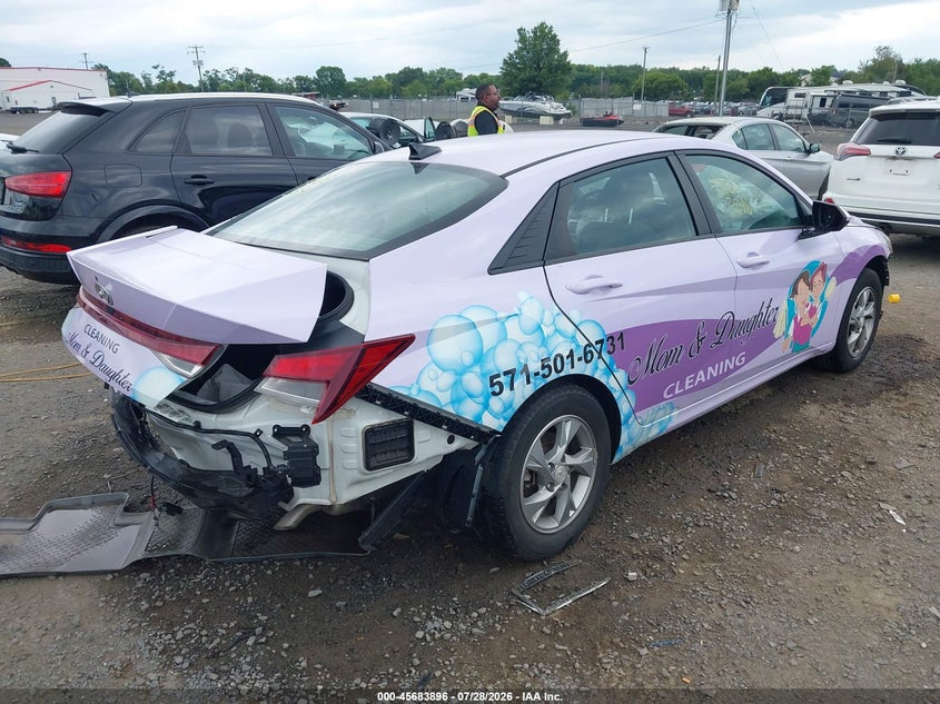 Vin: 5npll4ag2mh030181, lot: 46182505, hyundai elantra se 20214