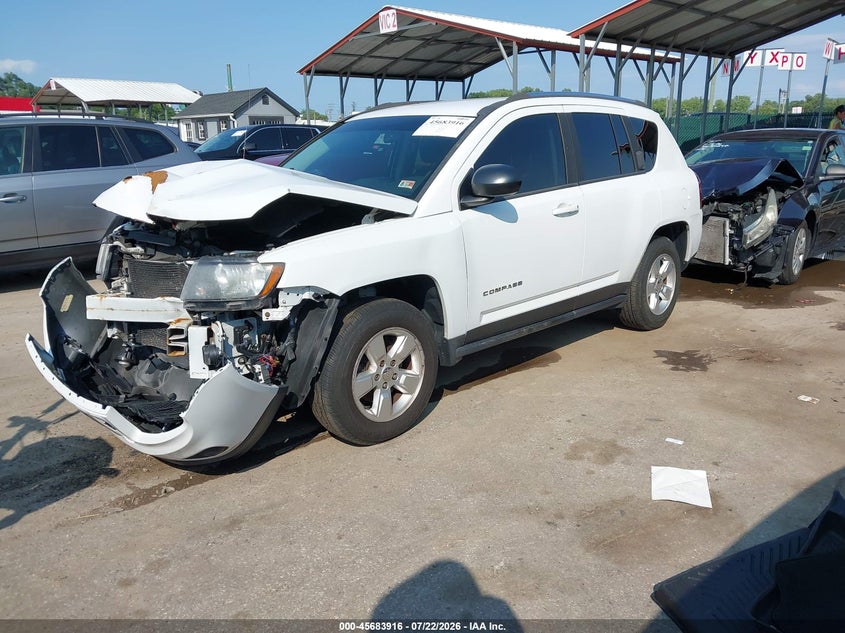 Vin: 1c4njcbaxed844735, lot: 46182525, jeep compass sport 20142