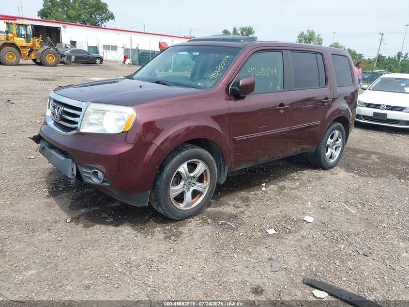 Vin: 5fnyf4h57cb052241, lot: 46182528, honda pilot ex-l 20122