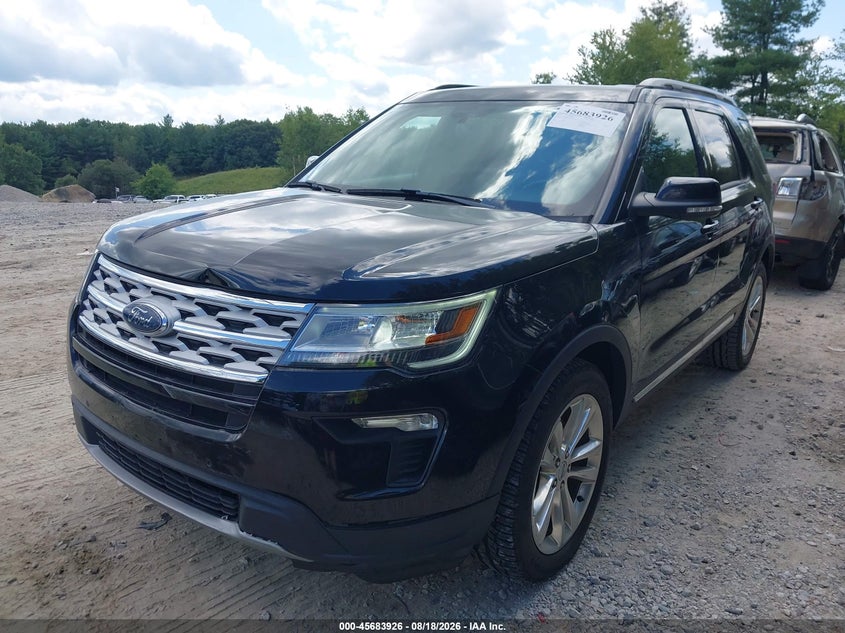 Vin: 1fm5k8d86jgc78498, lot: 46182535, ford explorer xlt 20182