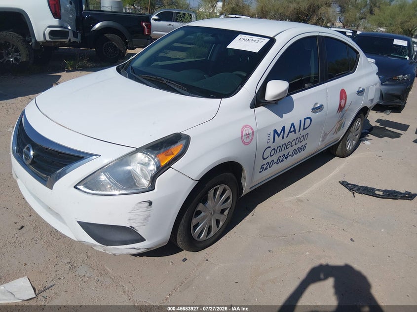 Vin: 3n1cn7ap5jl869221, lot: 46182536, nissan versa 1.6 sv 20182
