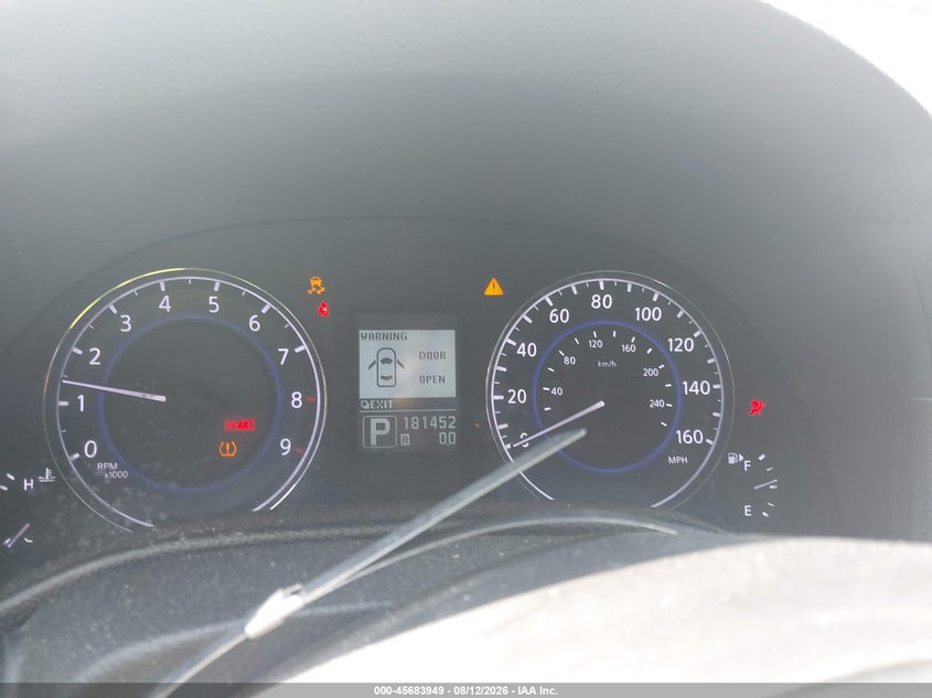 2013 INFINITI G37X auction photo 7