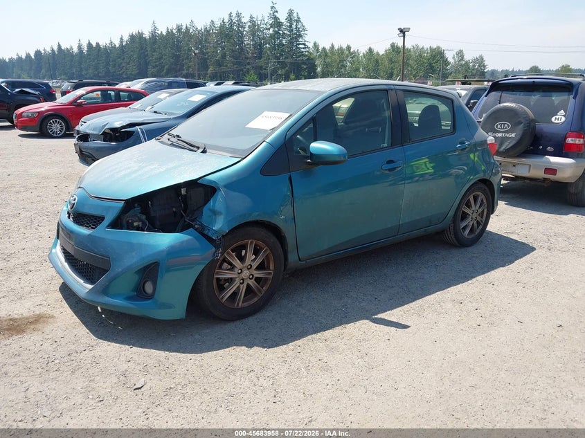 Vin: jtdktud38ed577273, lot: 46182568, toyota yaris se (tmc/cbu plant) 20142