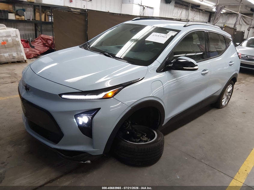 Vin: 1g1fy6s02p4141005, lot: 46182573, chevrolet bolt euv fwd lt 20232
