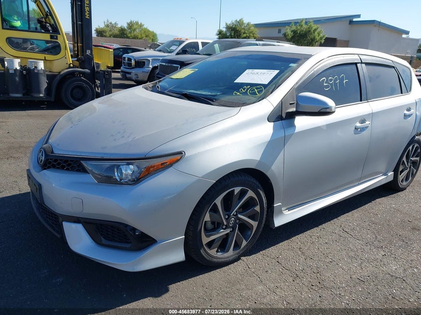 Vin: jtnkarje3gj506118, lot: 46182586, scion im 20162