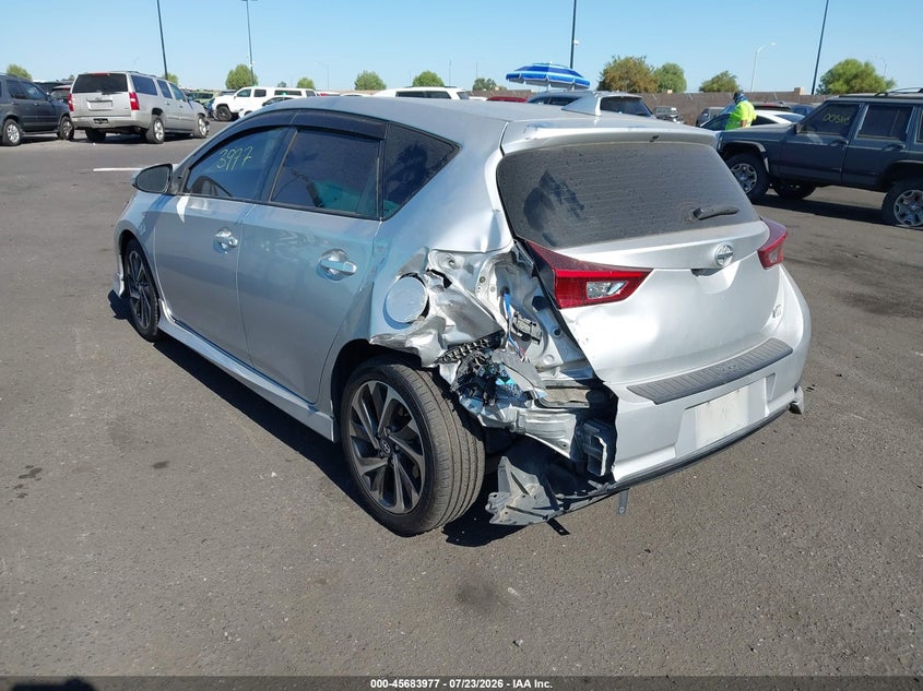Vin: jtnkarje3gj506118, lot: 46182586, scion im 20163