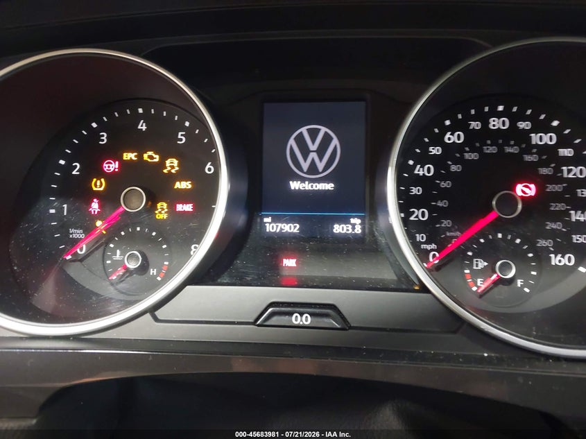 2021 VOLKSWAGEN TIGUAN auction photo 7
