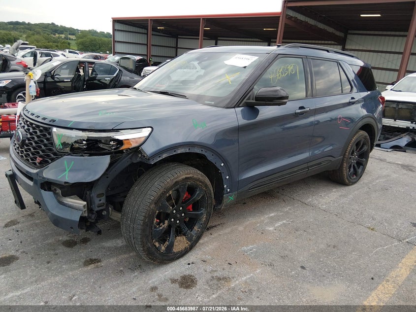 Vin: 1fm5k8gc1mga84367, lot: 46182596, ford explorer st 20212