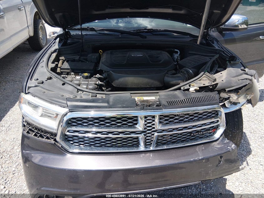 2016 Dodge Durango Sxt VIN: 1C4RDHAG7GC483968 Lot: 45683991