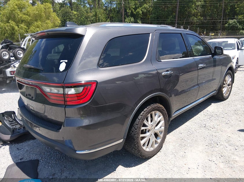 Vin: 1c4rdhag7gc483968, lot: 46182599, dodge durango sxt 20164
