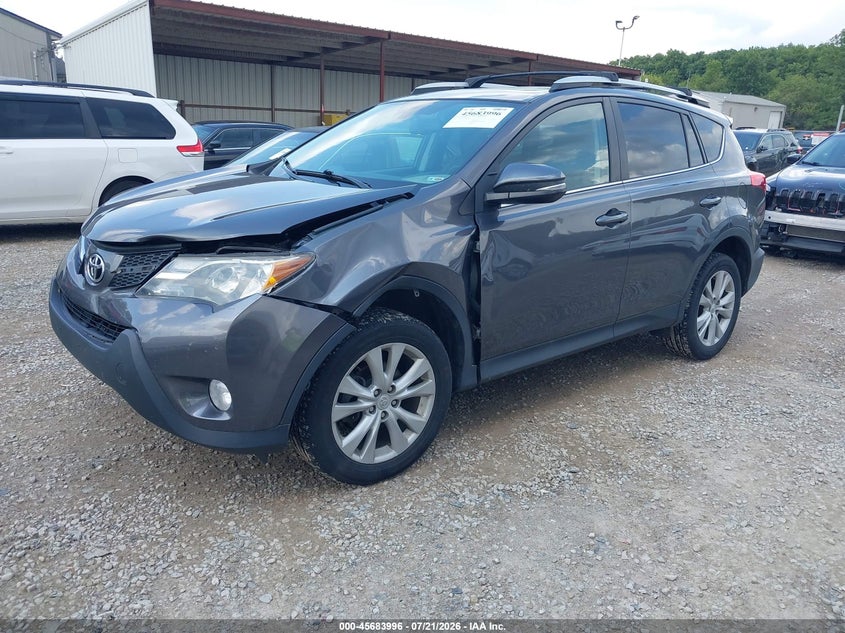 2014 Toyota RAV 4, Перёд и зад, IAAI, VIN 2T3DFREV7EW164650 — фото 2