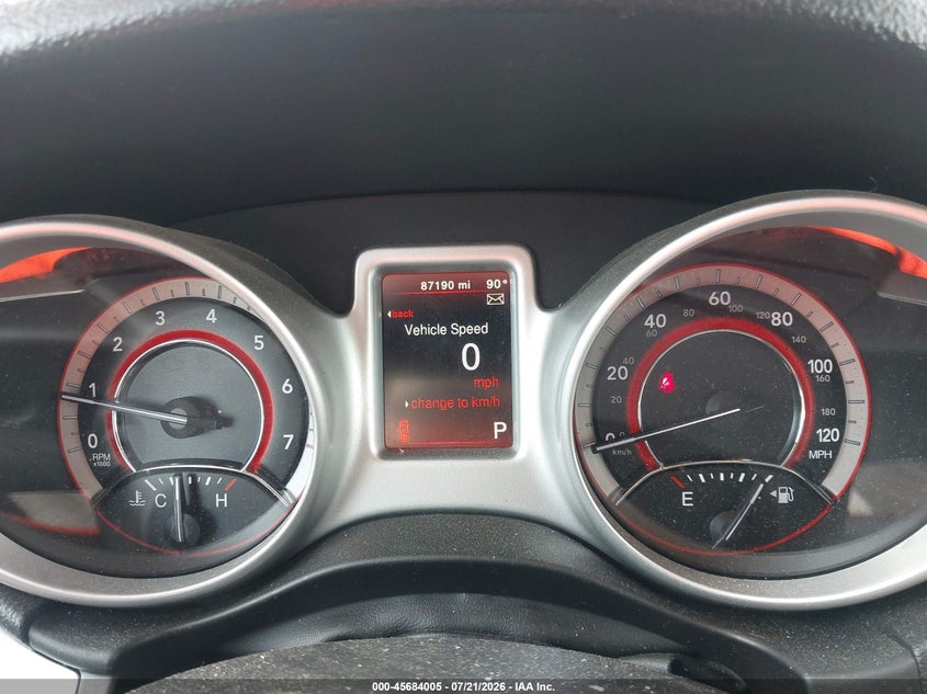 2019 Dodge Journey Se VIN: 3C4PDCBB5KT719253 Lot: 45684005