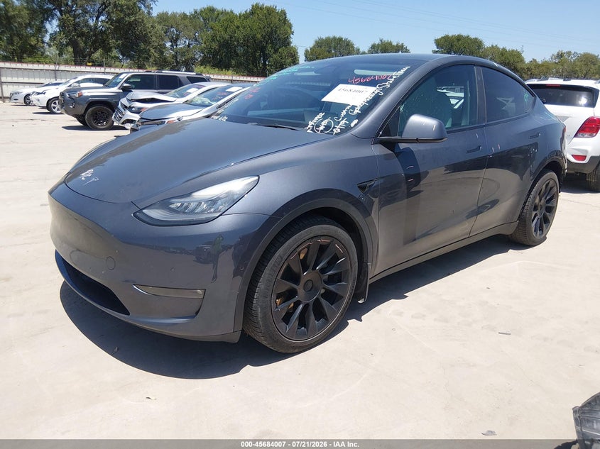 Vin: 5yjygdee9mf151954, lot: 46182616, tesla model y long range dual motor all-wheel drive 20212