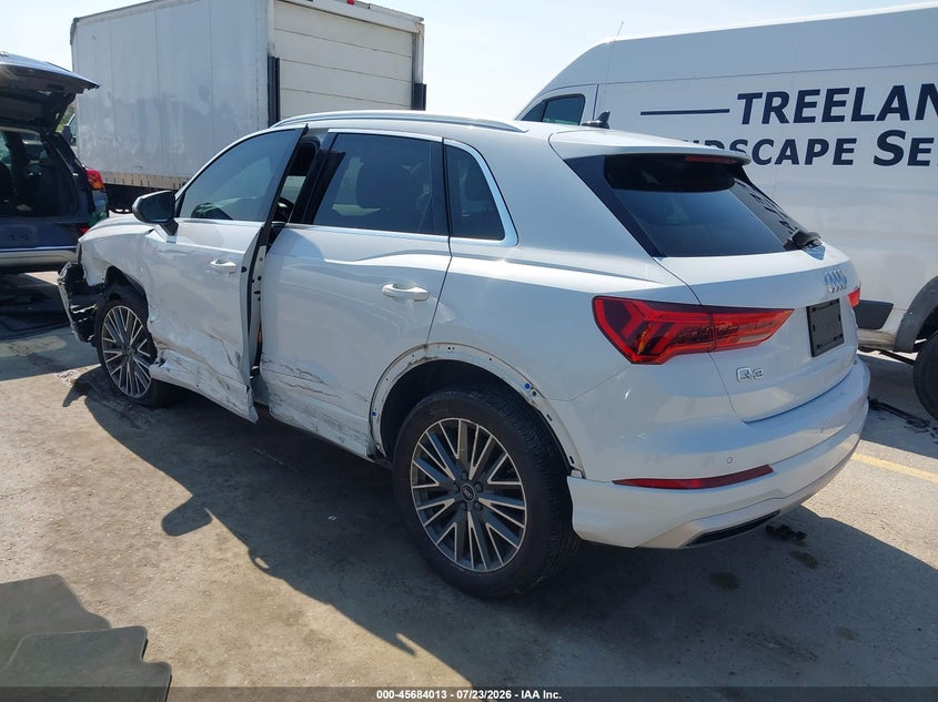 Vin: wa1aucf34n1008111, lot: 46182622, audi q3 premium 40 tfsi quattro tiptronic 20223