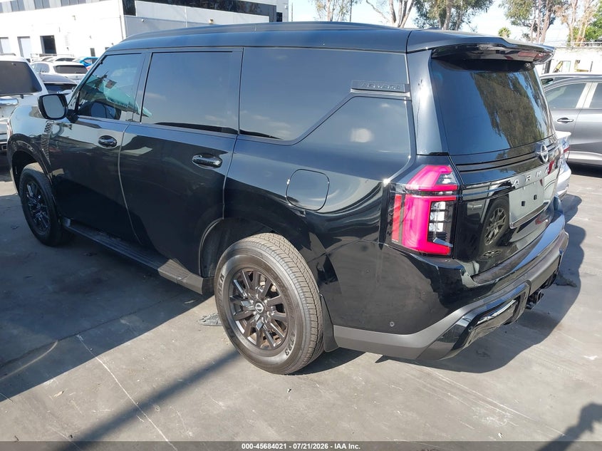 Vin: jn8ay3ae5s9404925, lot: 46182630, nissan armada sv 4wd 20253