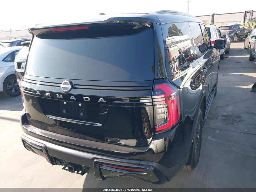 Vin: jn8ay3ae5s9404925, lot: 46182630, nissan armada sv 4wd 20254