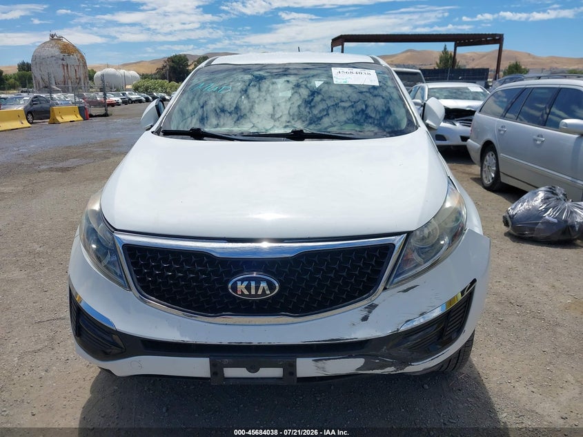 2015 Kia Sportage Lx VIN: KNDPB3AC0F7691520 Lot: 45684038
