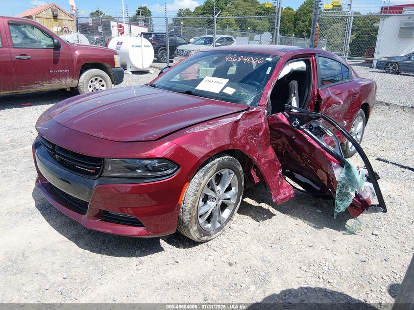 Vin: 2c3cdxjg0ph683821, lot: 46182675, dodge charger sxt awd 20232