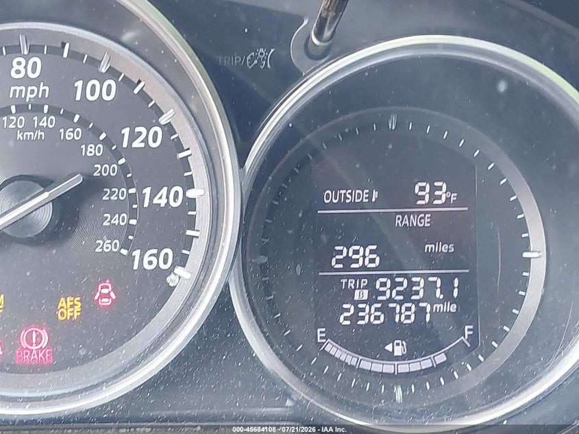 2013 Mazda Cx-5 Grand Touring VIN: JM3KE4DE7D0168982 Lot: 45684108