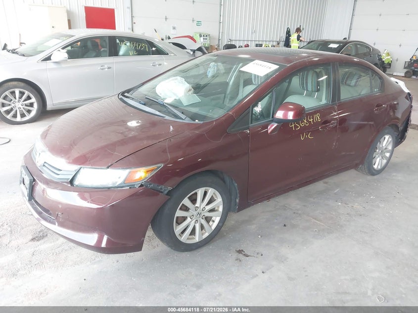 2012 HONDA CIVIC auction photo 2