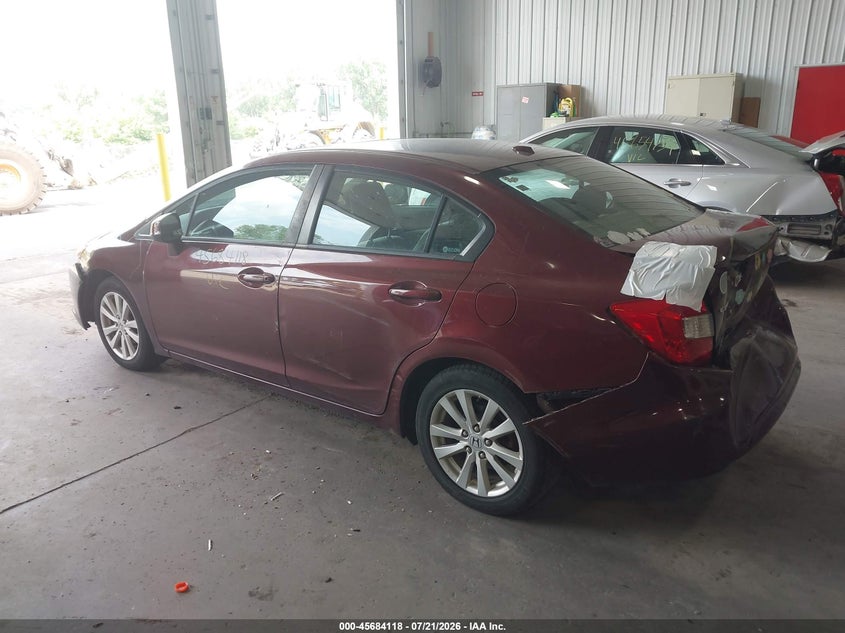 2012 HONDA CIVIC auction photo 3
