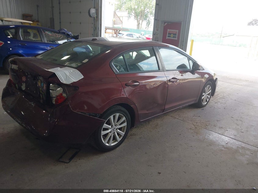 2012 HONDA CIVIC auction photo 4