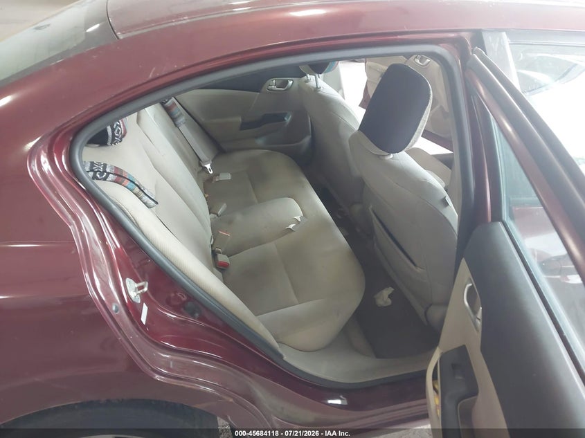 2012 HONDA CIVIC auction photo 8