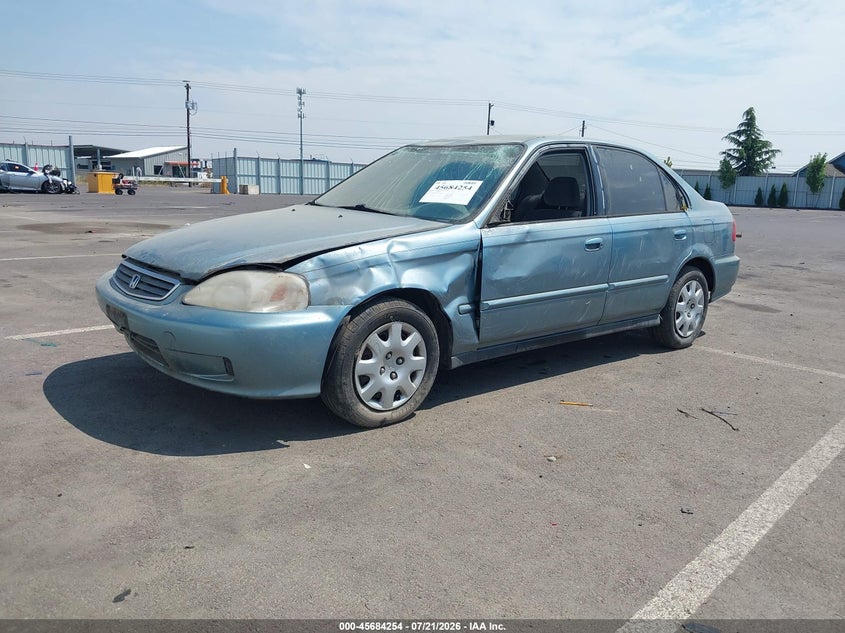 2000 Honda Civic Value Package VIN: 2HGEJ6616YH571572 Lot: 45684254