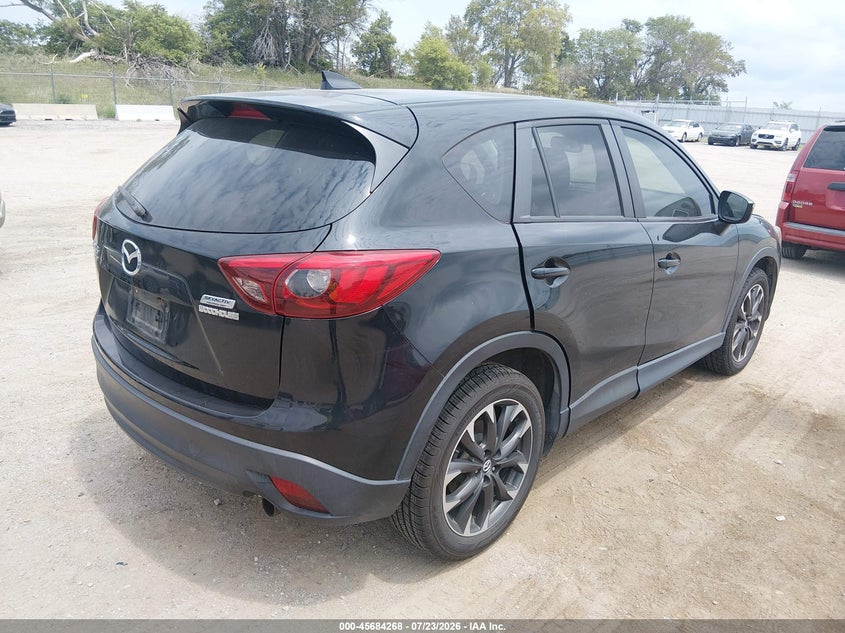 Vin: jm3ke4dy1g0784482, lot: 46182877, mazda cx-5 grand touring 20164