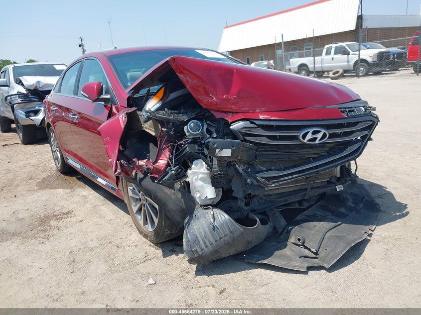 2016 Hyundai Sonata Sport, Перед, IAAI, VIN 5NPE34AF0GH401231