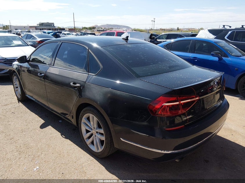 Vin: 1vwla7a32kc003492, lot: 46182908, volkswagen passat 2.0t wolfsburg edition 20193