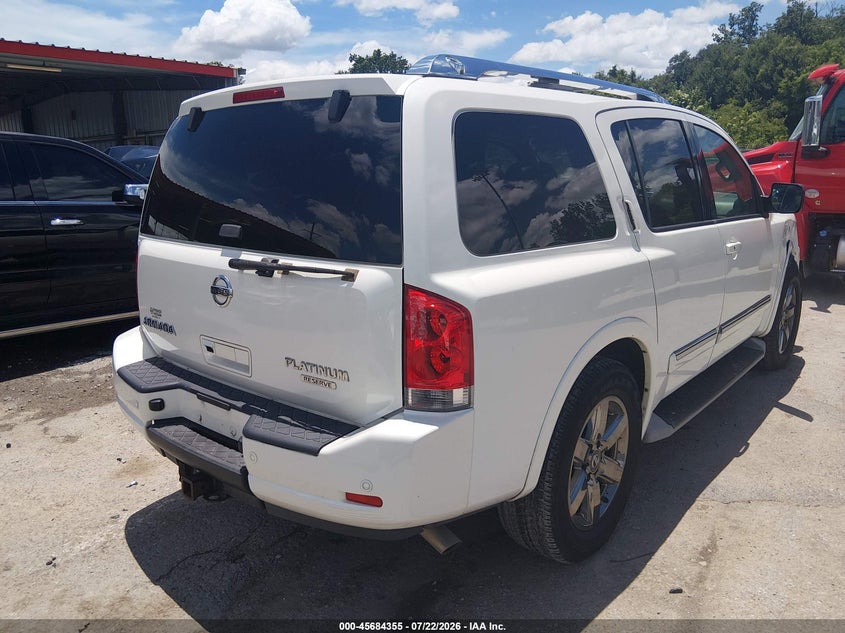 Vin: 5n1ba0nf4dn613696, lot: 46182964, nissan armada platinum 20134