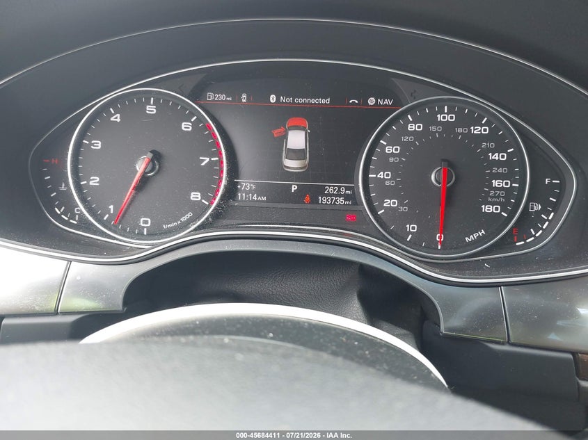 2013 Audi A6 2.0T Premium VIN: WAUGFAFCXDN075783 Lot: 45684411