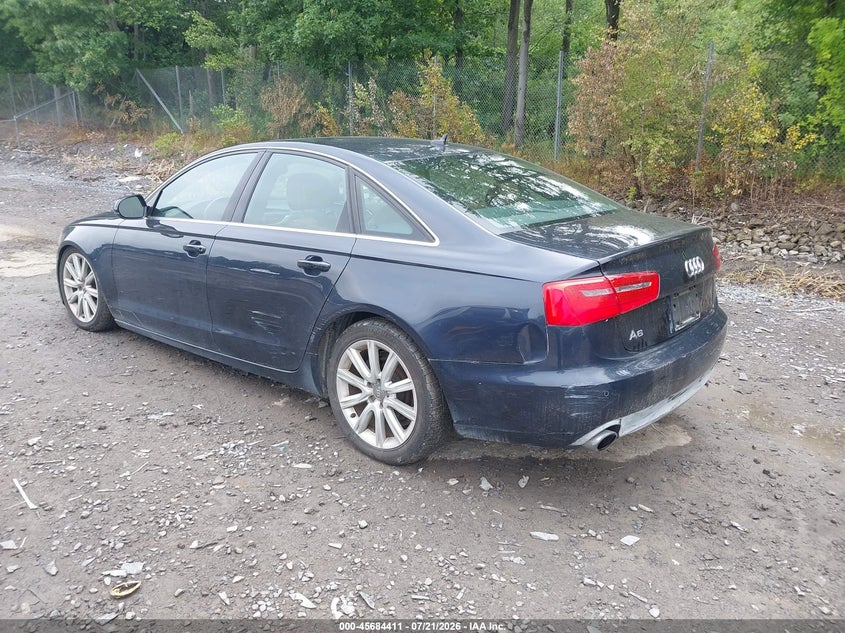 2013 Audi A6 2.0T Premium VIN: WAUGFAFCXDN075783 Lot: 45684411