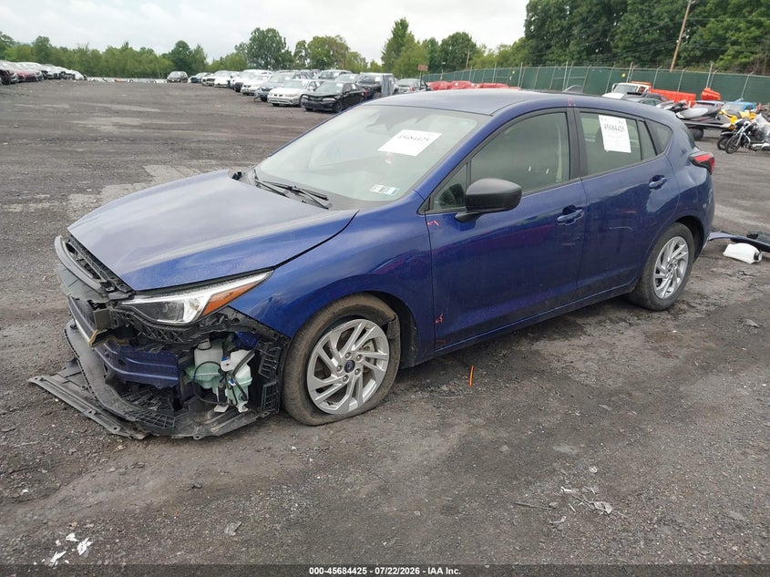 Vin: jf1guabc3s8218105, lot: 46183034, subaru impreza base 5-door 20252