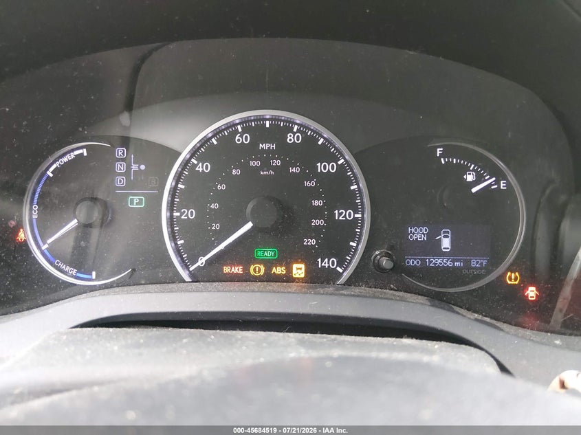 2012 LEXUS CT 200H auction photo 7