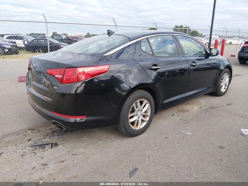 Vin: 5xxgm4a78dg126018, lot: 46183133, kia optima lx 20134