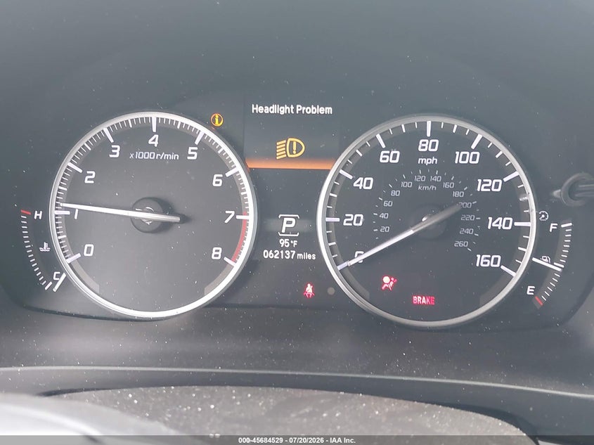 2019 Acura Ilx Premium Package/Technology Package VIN: 19UDE2F78KA002225 Lot: 45684529