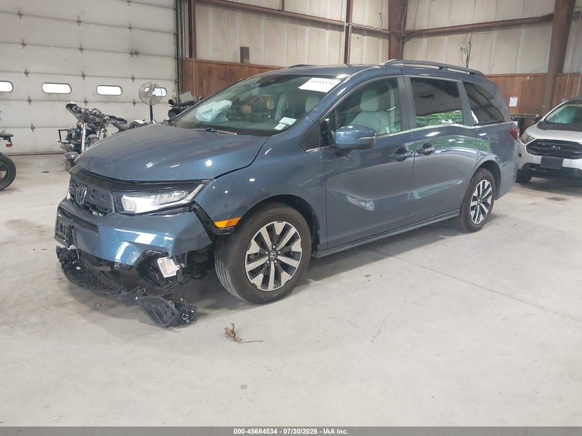 Vin: 5fnrl6h6xtb005397, lot: 46183142, honda odyssey ex-l 20262