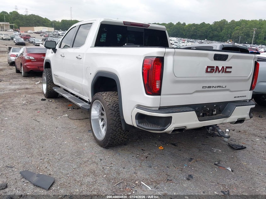 Vin: 3gtu9fed2mg423279, lot: 46183147, gmc sierra 1500 4wd  short box denali 20213